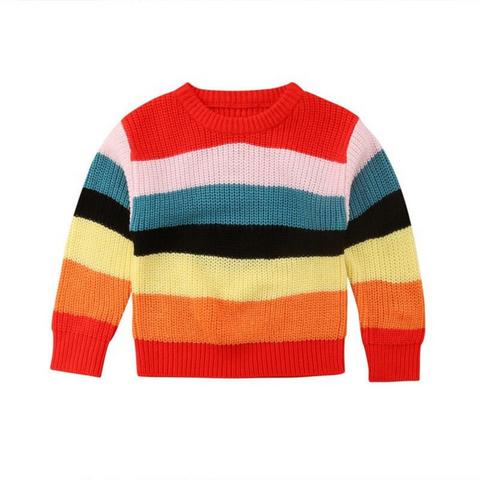 Striped Colour Block Sweater