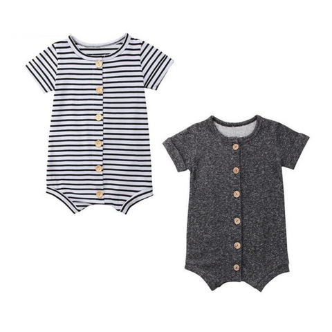 Button Up Baby Bodysuit