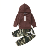 Camo Hoodie & Pants Set