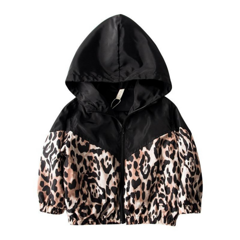 Leopard Print Windbreaker