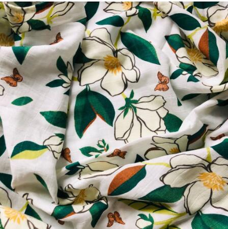 Spring Time Muslin Swaddle Wrap Bamboo