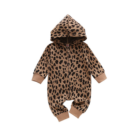 Leopard Hooded Bodysuit