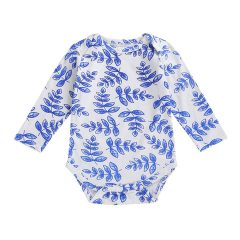 Floral Long Sleeve Onesie